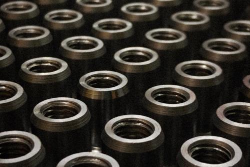 Metal finishing parts processed through Steelheads job shop software