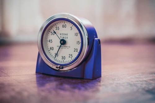 Image of a time piece in a US job shop