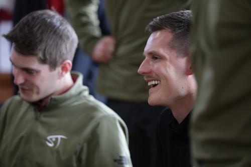 Team Steelhead disucssing the importance of the Steelhead Experience in manufacturing job shops