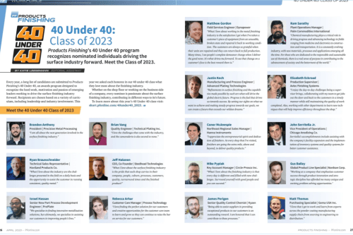 Steelhead Technologies recognized for committment to elevating the surface finishing industry